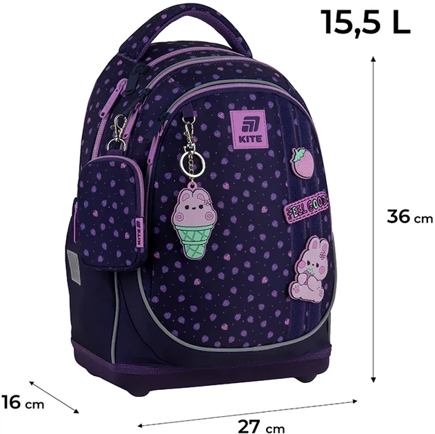 Шкільний набір Kite Education Feel Good 3 предмети (SET_K25-724S-1) - зображення 3