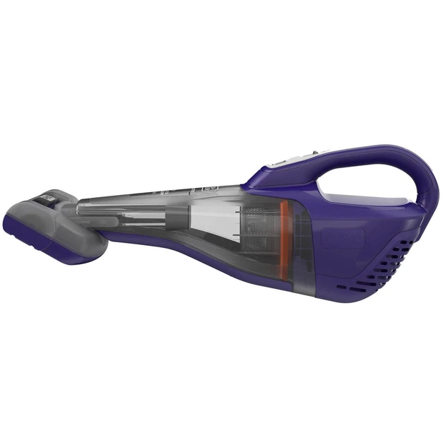 Пилосос акумуляторний BLACK+DECKER, 12 В Li-lon, ємність аккумулятору 1.5 Аг, 22 аВт, ємність пилозбірника 400 мл, вага 1.1 кг, на - зображення 2