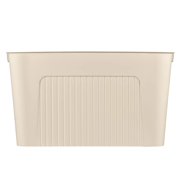 Ящик з кришкою для зберігання Ardesto ARHC2523B 45.5х31х24.5 см бежевий 5052415 - Фото 4 Ящик з кришкою для зберігання Ardesto ARHC2523B 45.5х31х24.5 см бежевий 5052415 - зображення 4