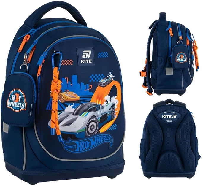 Шкільний набір Kite Education Hot Wheels 3 предмети (SET_HW25-724S) - зображення 2