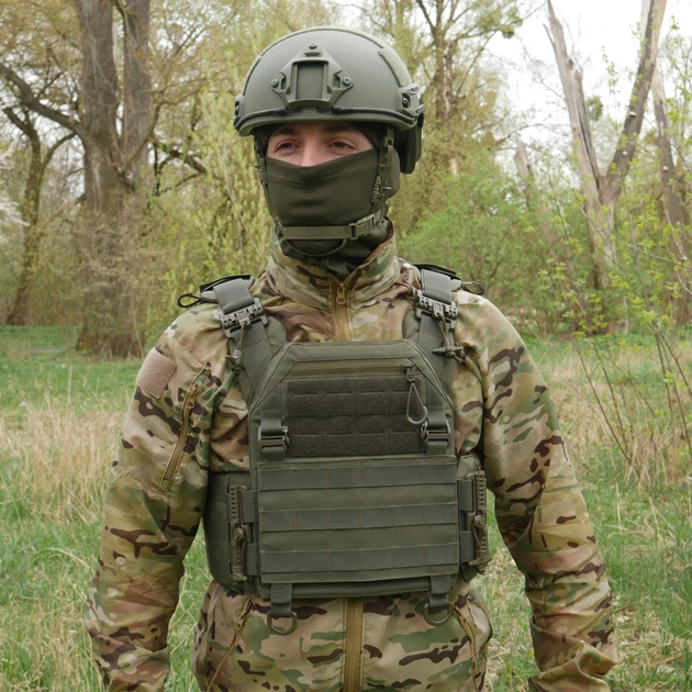 Плитоноска Kiborg GU gen.2 хакі (k2053) - изображение 7