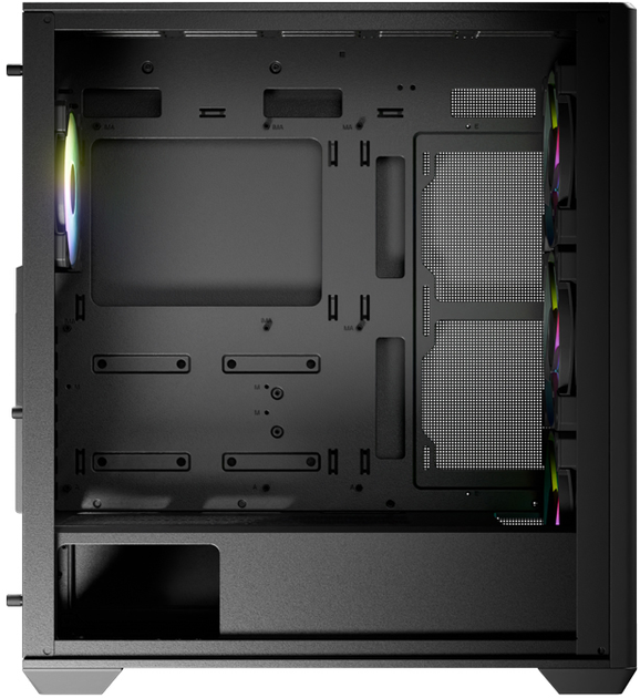 Obudowa LC-Power Gaming 811B Meshwork XL Dark Black (LC-811B-ON) - obraz 4
