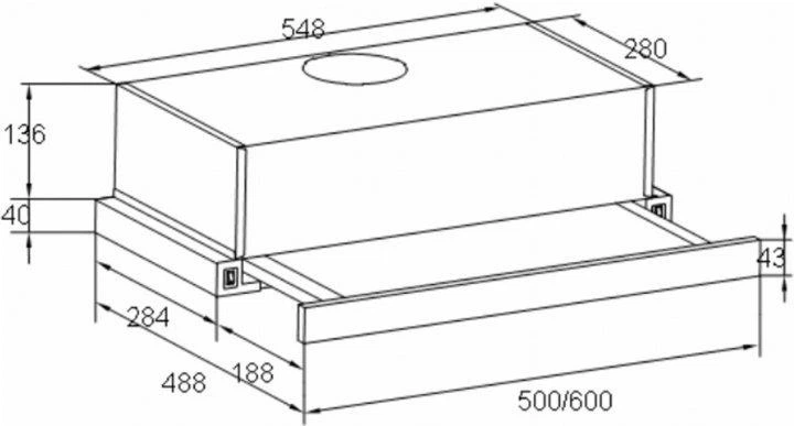 Витяжка LIBERTY Slide 265 AV - Фото 6 Витяжка LIBERTY Slide 265 AV - зображення 6