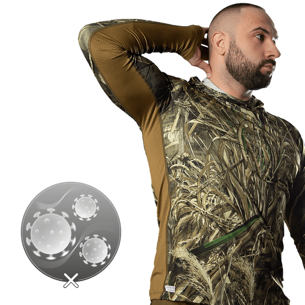 Лонгслів Camotec Chiton Air Hood Cane 5 Мультиколір 3XL (7573(3XL)) - изображение 6