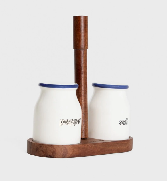 Zestaw przyprawników HOMLA Modern Hamptons na podstawce 15.5 x 17 cm (5906496722264) - obraz 6
