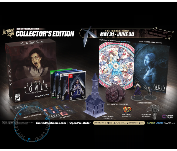 Clock Tower Rewind Collectors Edition - Limited Run 560 (PS4) US - Фото 2 Clock Tower Rewind Collectors Edition - Limited Run 560 (PS4) US - изображение 2