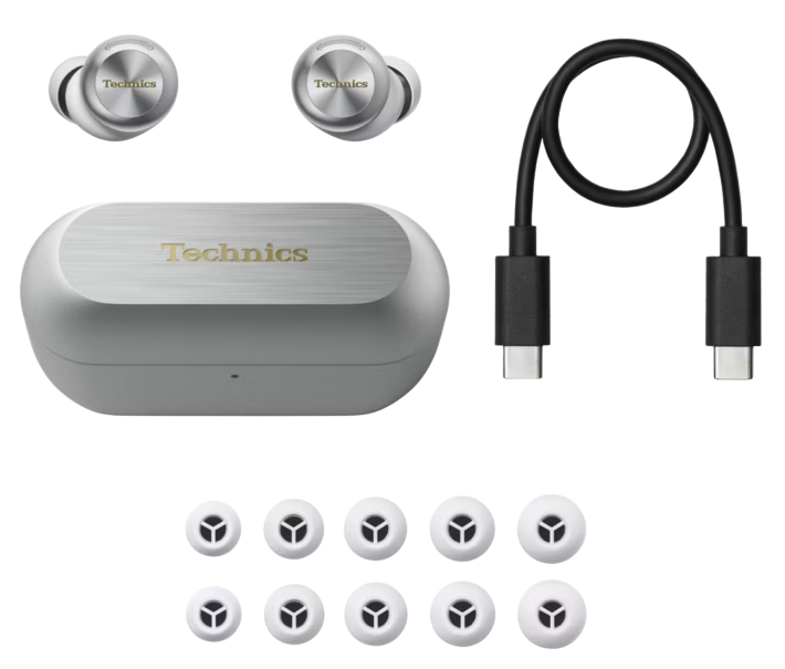 Technics EAH-AZ100-S シルバー Panasonic ワイヤレスステレオインサイドホン EAH-AZ100｜Hi-Fi オーディオ