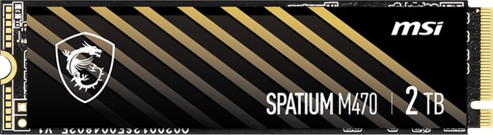 SSD диск MSI Spatium M470 Pro 2TB M.2 2280 NVMe PCIe 4.0 x4 3D NAND TLC (S78-440Q990-P83) - зображення 1