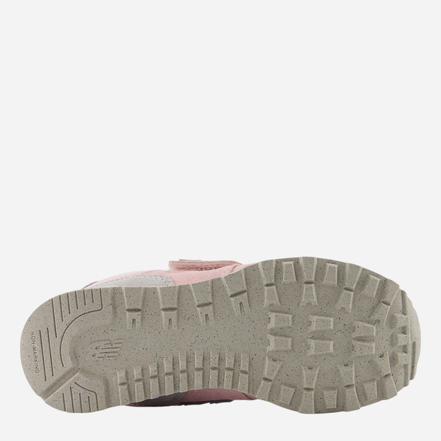 Sneakersy dziecięce dla dziewczynki na rzepy New Balance 574 PV574BKM 28 (10.5US) Jasnoróżowe (197968153012) - obraz 5