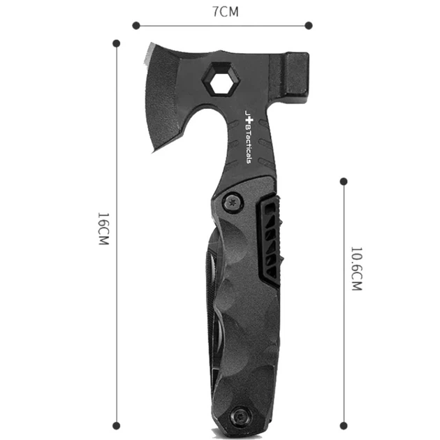 Мультитул JB Tacticals 16в1 з сокирою Multitool (JB-MLT-0003) - изображение 4