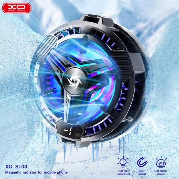 Магнитный кулер охлаждение для телефона XO SL03 с RGB подсветкой - изображение 4