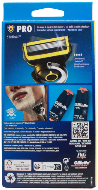 Станок Gillette Fusion Proshield (1) Flex Ball - зображення 13