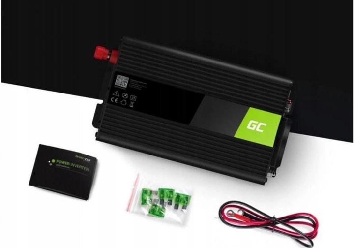 Перетворювач напруги green cell автомобільний з 12 на 230 вольт 1500 Вт/3000 Вт - зображення 4