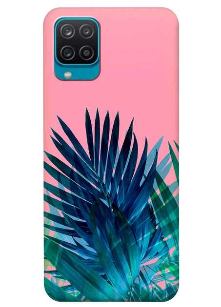 Силиконовый чехол ПринтОК для Samsung Galaxy M12 - Листья пальмы - Фото 1 Силиконовый чехол ПринтОК для Samsung Galaxy M12 - Листья пальмы - изображение 1