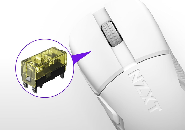 Mysz NZXT Lift Elite Wireless White (MS-101NW-02) - obraz 9
