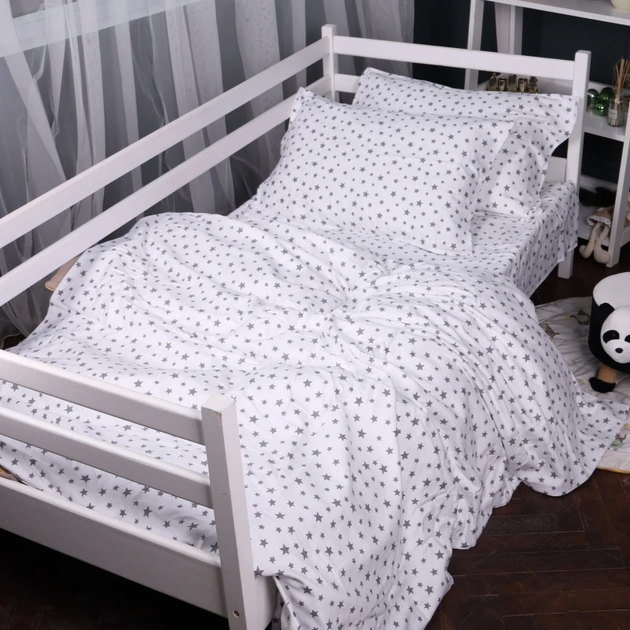 Комплект постільної білизни MirSon Євро 200x220 см 016 White Stars Фланель від Rozetka на платформі USKIDKA Акція на Комплект постільної білизни MirSon Євро 200x220 см 016 White Stars Фланель від Rozetka