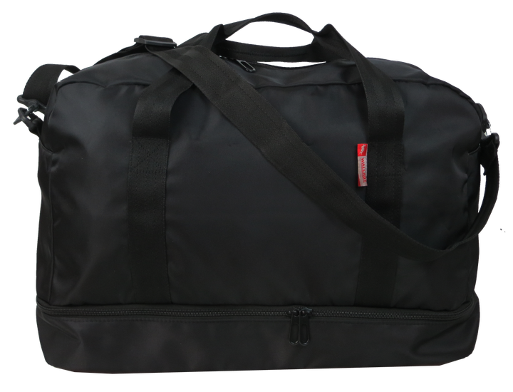 Дорожня сумка з відділом для взуття 40L Wallaby Чорна - зображення 4