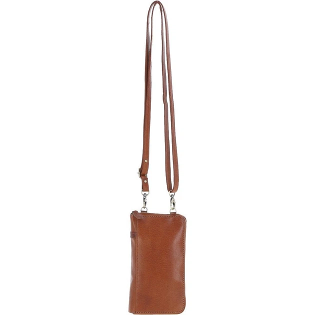 Кожаная сумка для смартфона Ashwood T80 Honey (Светло-коричневый) - Фото 3 Кожаная сумка для смартфона Ashwood T80 Honey (Светло-коричневый) - изображение 3