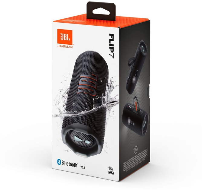 Акустическая система JBL Flip 7, Black (JBLFLIP7BLK) - изображение 9