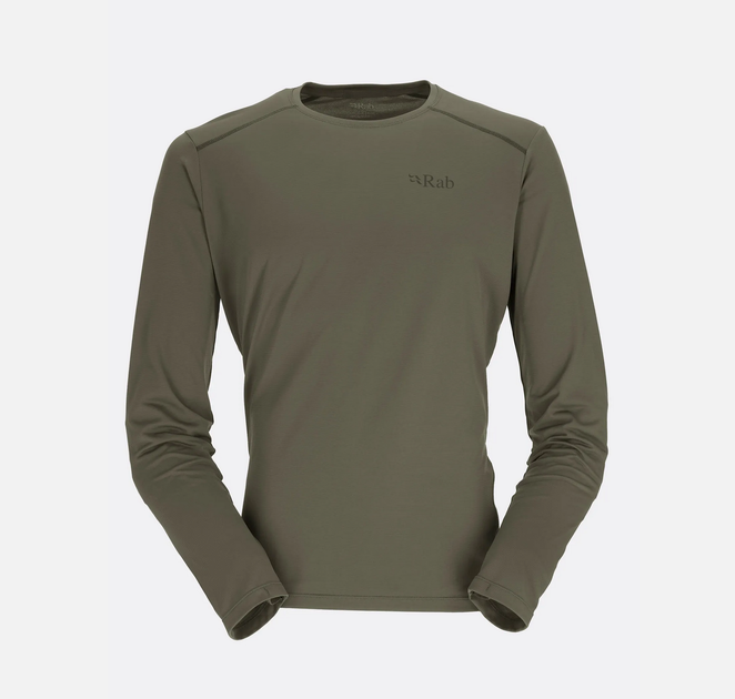Футболка с длинным рукавом мужская Rab Force LS Tee, Light Khaki, M (RB QBL-07-LKH-MED) - Фото 1 Футболка с длинным рукавом мужская Rab Force LS Tee, Light Khaki, M (RB QBL-07-LKH-MED) - изображение 1