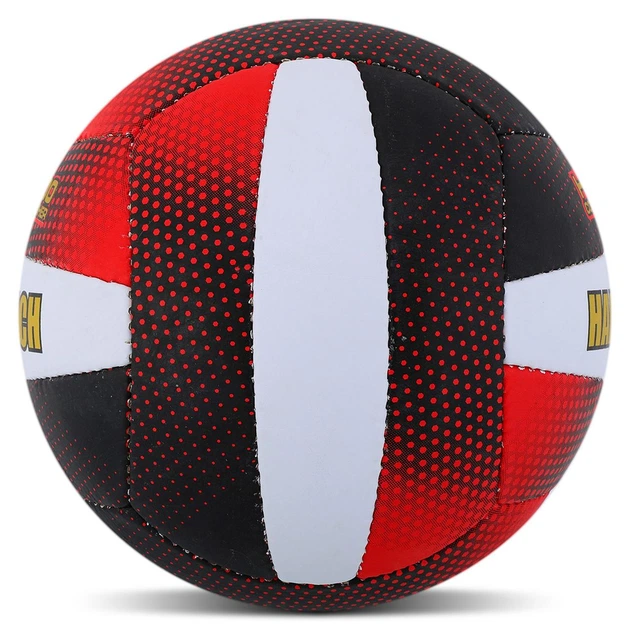 Мяч волейбольный №5 Hard Touch Composite Leather 4049 для зала и улицы Red-Black-White - Фото 3 Мяч волейбольный №5 Hard Touch Composite Leather 4049 для зала и улицы Red-Black-White - изображение 3