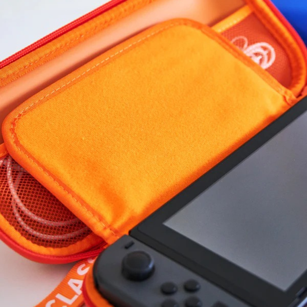 Сумка чохол Nintendo Switch для консолі та аксесуарів Fungoofun на 1 відділення жовтогаряча - Фото 7 Сумка чохол Nintendo Switch для консолі та аксесуарів Fungoofun на 1 відділення жовтогаряча - зображення 7