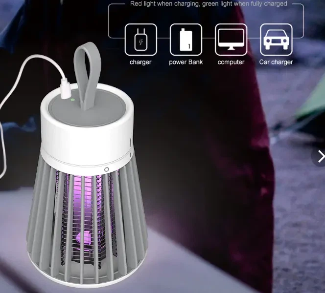 Электрический уничтожитель насекомых Zapper Electric Shock usb пластик/металл - Фото 4 Электрический уничтожитель насекомых Zapper Electric Shock usb пластик/металл - изображение 4