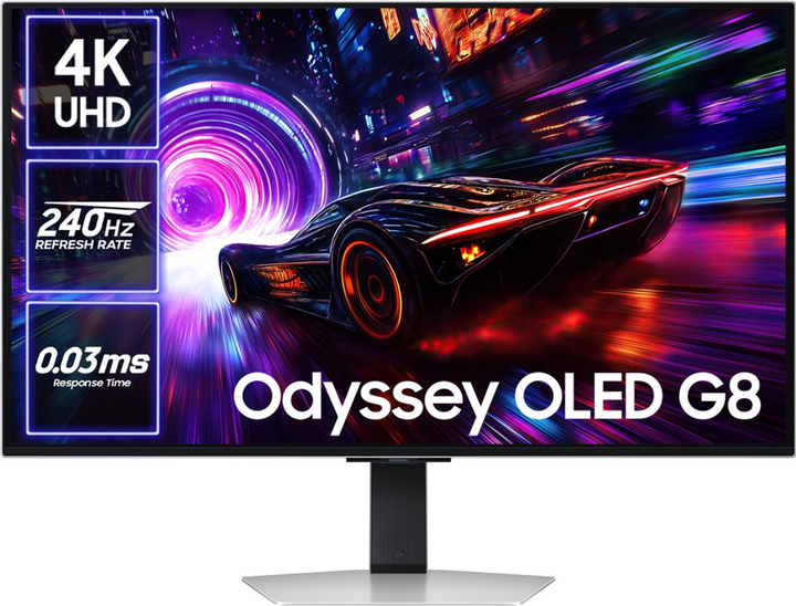 Монітор 32" Samsung Odyssey OLED G8 G81SF 4K 240Hz Gaming Monitor (LS32FG812SIXCI) - зображення 1