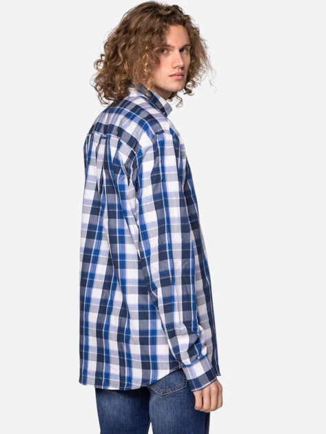 Сорочка бавовняна чоловіча Lee Cooper NEW TENBY -LK17 2XL Блакитна (5904347390679) - зображення 2