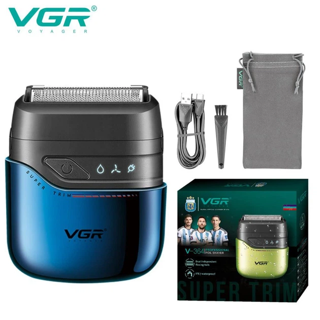 Электробритва VGR V-364 BLUE с водонепроницаемостью IPX7 - Фото 1 Электробритва VGR V-364 BLUE с водонепроницаемостью IPX7 - изображение 1