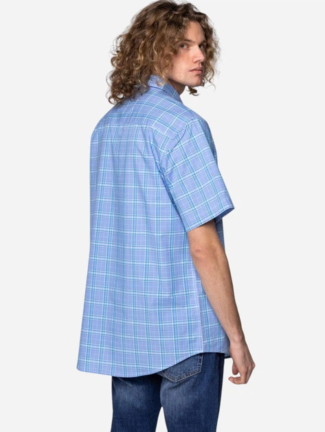 Сорочка бавовняна чоловіча Lee Cooper WILL2-9106 M Блакитна (5904347389826) - зображення 2