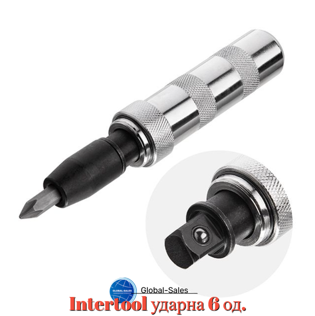 Отвертка Intertool ударная 6 ед. (HT-0430) - Фото 1 Отвертка Intertool ударная 6 ед. (HT-0430) - изображение 1