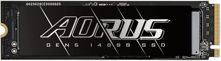 SSD диск Gigabyte AORUS 2TB M.2 2280 NVMe PCIe 5.0 x4 3D NAND TLC (AG514K2TB) - зображення 2