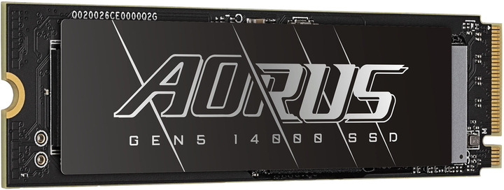 SSD диск Gigabyte AORUS 2TB M.2 2280 NVMe PCIe 5.0 x4 3D NAND TLC (AG514K2TB) - зображення 3