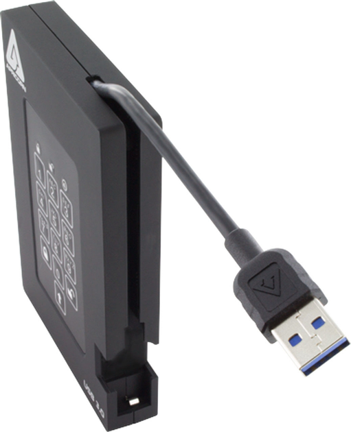 Dysk twardy Apricorn Aegis Fortress 512GB USB 3.2 Black (A25-3PL256-S512F) - obraz 5