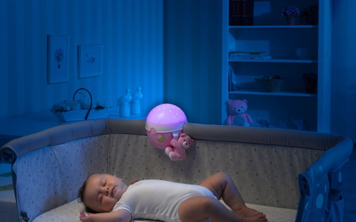 Нічник проектор зірочок Chicco First Dreams Next2Stars Рожевий (8058664062348) - зображення 15