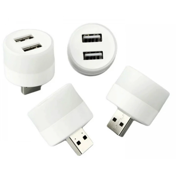 Маленький ночник с двумя USB разъемами 5В (холодный свет) - изображение 3