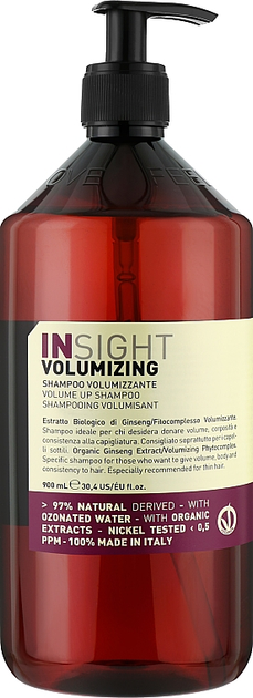 Шампунь для волосся Insight Volumizing для об'єму волосся 900 мл (8029352354335) - зображення 1