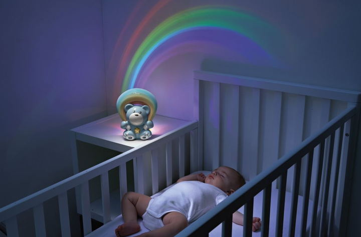 Нічник проектор Chicco First Dreams Веселковий Ведмедик Синій (8058664143313) - зображення 6