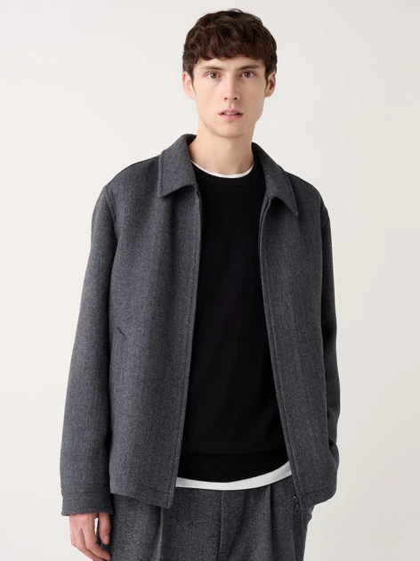 Бомбер женский Uniqlo 586445530 S Серый (1159830914) - изображение 6