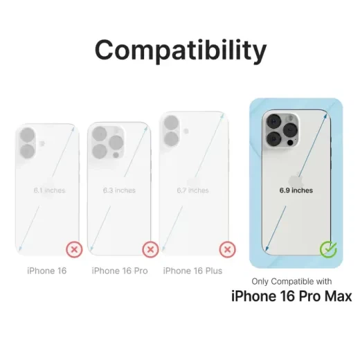 Противоударный прозрачный чехол Catalyst Influence MagSafe Case Ocean Blue для iPhone 16 Pro Max - изображение 4