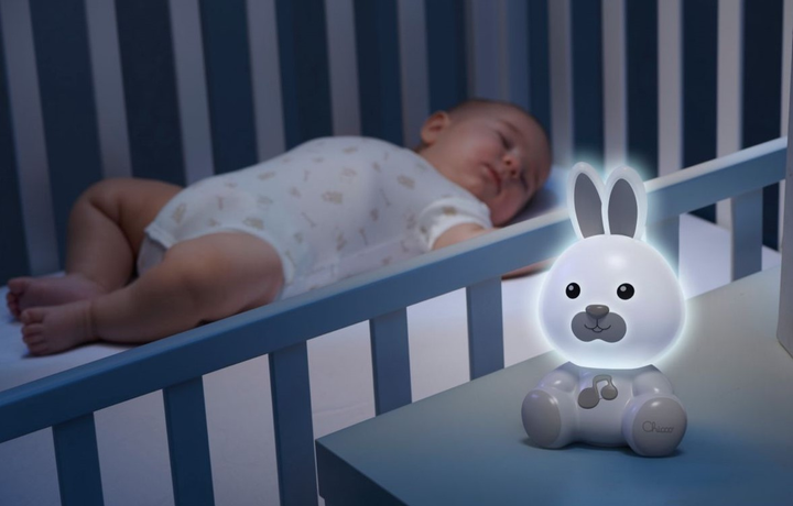 Нічник Chicco First Dreams Кролик Сірий (8058664162413) - зображення 7