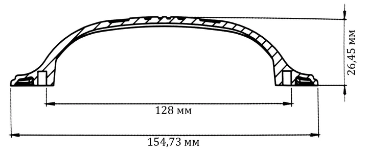 Меблева ручка Ozkardesler Metal 128 мм ROZELIN Бронза (5603-08) - Фото 2 Меблева ручка Ozkardesler Metal 128 мм ROZELIN Бронза (5603-08) - изображение 2
