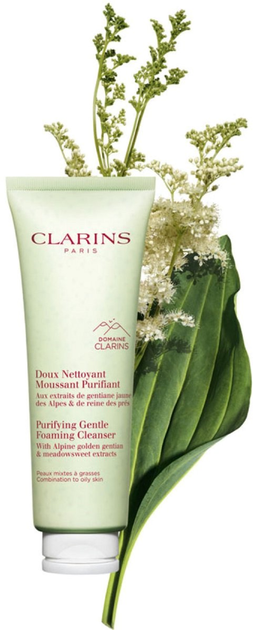 Пінка для вмивання Clarins очищуюча з альпійськими травами 125 мл (3666057216497) - зображення 4
