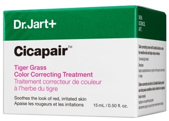 Krem do twarzy Dr.Jart+ Cicapair Tiger Grass korygujący koloryt skóry 15 ml (8809844991091) - obraz 3