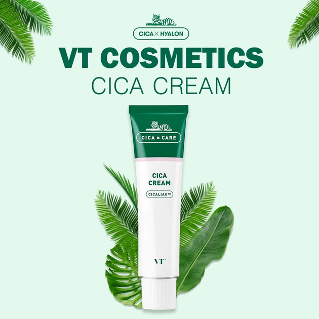 Крем для обличчя VT Cosmetics Cica заспокійливий 50 мл (8809559622679) - зображення 4