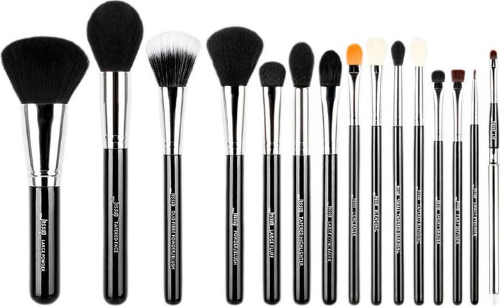 Zestaw pędzli do makijażu Jessup Essential T092 15 szt (ZES6971093060926) - obraz 1