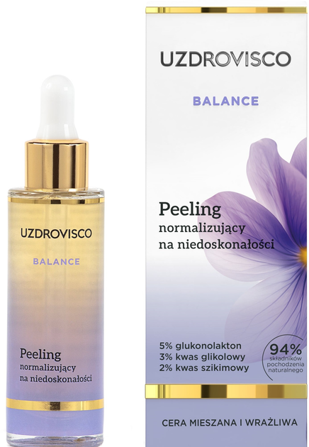 Peeling do twarzy Uzdrovisco Balance kwasowy 30 ml (5904917483817) - obraz 1