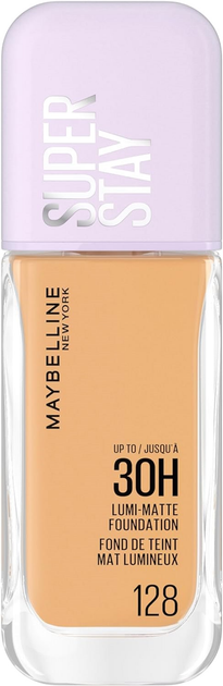 Podkład matujący Maybelline New York Super Stay 30H Lumi Matte 128 30 ml (3600531691899) - obraz 1