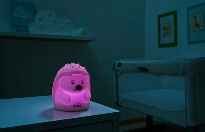 Нічник Chicco Sweet Lights Їжачок Білий (8058664138289) - зображення 7